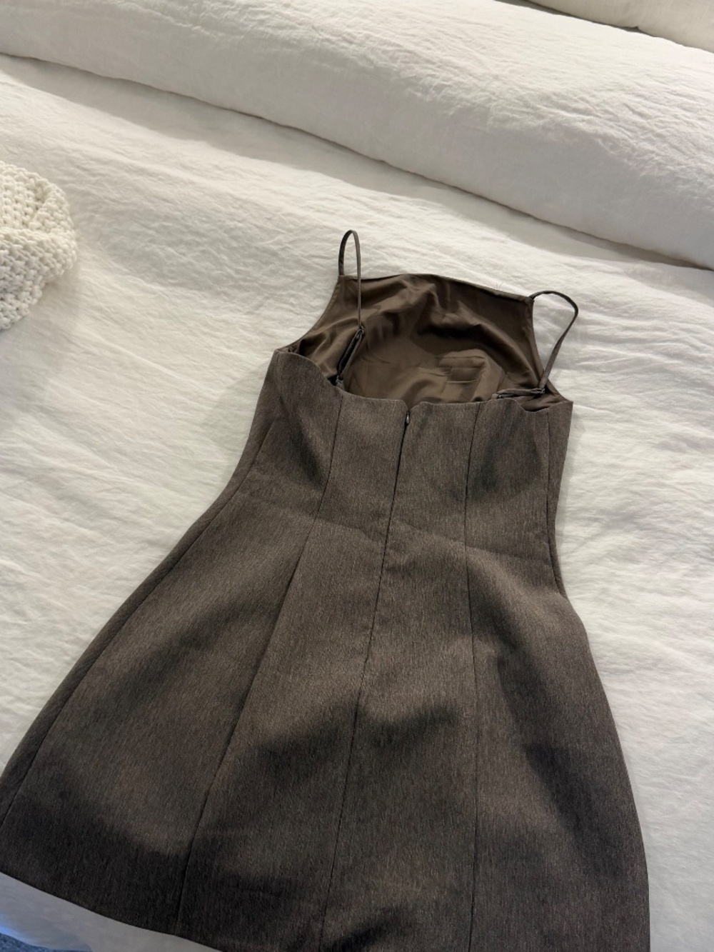 Square Neck Shift Mini Dress - Picture 8 of 11